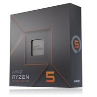 AMD RYZEN 5 7600X 38MB 6çekirdekli O/B UHD AM5 105w KutuluFansız 