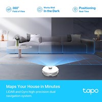 TP-LINK Tapo RV30 Plus LiDAR Navigasyonlu Robot Süpürge ve Paspas