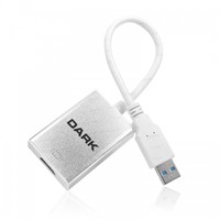 DARK UGA33 DK-AC-UGA33 0.15metre USB-HDMI Çevirici Adaptör Gümüş