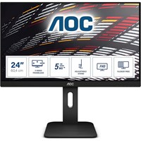 AOC 23.8 IPS 24P1 5MS 60Hz DVI-HDMI-DP Kurumsal Monitör Çerçevesiz