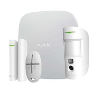 AJAX Starter Hub Kit Plus Kablosuz Alarm Seti Keypad Yok Beyaz