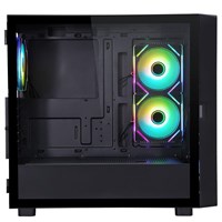 POWERBOOST PB-P4367BB 3-RGB FANLI LCD EKRANLI GAMING MID-TOWER PC KASASI