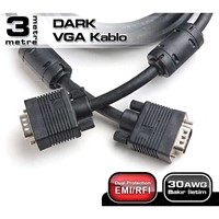 DARK DK-CB-VGAL300 3 Mt Monitör Kablosu VGA 15E/15E