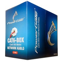 POWERGATE CAT6 Utp 23AWG Kırmızı 305m Kablo CAT6-BOX-RE