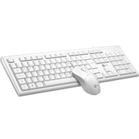 LENOVO LECOO CM101 USB Q Trk Optic Mouse Beyaz Multimedya Klavye - Mouse Set