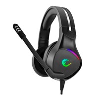 Rampage RM-K10 AMAZING Siyah USB 7.1 Noice Cancelling Mic RGB Ledli Gaming Oyuncu Mikrofonlu Kulaklık