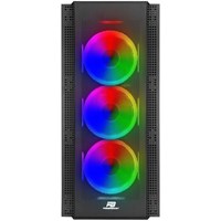 POWERBOOST VK-G3506S 4-RGB RIGN FANLI GAMING MID-TOWER PC KASASI