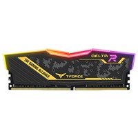 TEAM 8GB DDR4 3200MHZ CL16 RGB PC RAM DELTA T-FORCE TUF YELLOW TF9D48G3200HC16F01