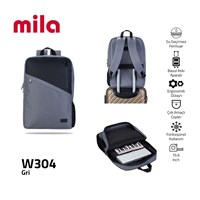 CLASSONE 17.3 MILA W3045 Bölmeli Wtxpro Su Geçirmez Kum. Notebook Sırt Çantası