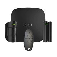 AJAX Starter Hub Kit Kablosuz Alarm Seti Keypad Yok Siyah