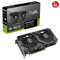 ASUS 12GB DUAL RTX4070-O12GD6-EVO GDDR6X 192bit HDMI DP PCIe 16X v4.0