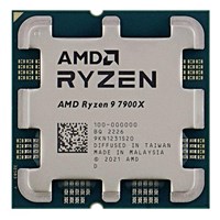 AMD RYZEN 9 7900X 78MB 12çekirdekli O/B UHD AM5 170w KutusuzFansız