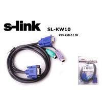 S-link SL-KW10 VGA F TO VGA2PS2 M KWM 1.5m Kablosu
