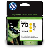 Hp 3Ed79a 712 Sarı 29Ml 3 Packs Genıs Format Murekkep Kartusu