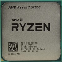 AMD RYZEN 7 5700G 20MB 8çekirdekli O/B AMD R8 AM4 65w KutusuzFansız