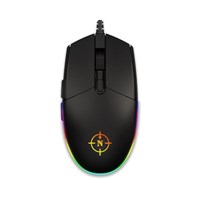 NORTH Combat 3200dpi Gaming Siyah Mouse RGB