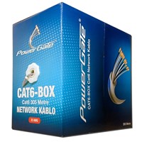 POWERGATE CAT6 Utp 23AWG Gri 305m Kablo CAT6-BOX-GY