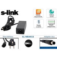 S-link SL-NBA415 45W 19.5V 2.31A 7.4x5.0x0.6 Dell Notebook Standart Adaptör