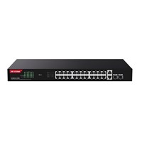 IP-COM 24port G1128-24-410W GIGABIT 2-UPLINK 2-SFP 370W TAM POE RACKMOUNT SWITCH 