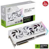 ASUS RTX4090 24GB ROG STRIX RTX4090-O24G-WHITE GDDR6X 384bit HDMI DP PCIe 16X v4.0