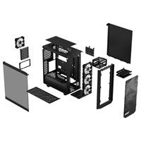 FRACTAL DESIGN MESHIFY 2 COMPACT LITE FD-C-MEL2C-05 GAMING MID-TOWER PC KASASI