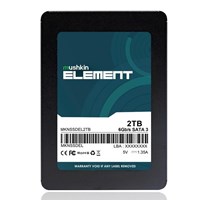 MUSHKIN 2TB ELEMENT MKNSSDEL2TB 500- 435MB/s SSD SATA-3 Disk