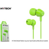 Hytech HY-XK30 Mobil Telefon Uyumlu Yeşil Kulak İçi Mikrofonlu Kulaklık