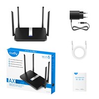 CUDY X6 AX1800 Dual Band Mesafe Genişletici EV Ofis Tipi Router