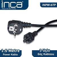 INCA INPW-6TP 0.75mm 1.5 metre Notebook Power Kablosu