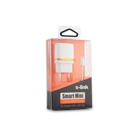 S-link SLP-230 1000MA iPhone Lightning Kablo  Ev Şarj Adaptör