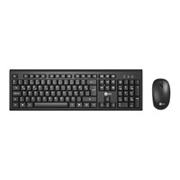 LENOVO LECOO KW200 Kablosuz Q Trk Optic Mouse Siyah Standart Klavye - Mouse Set