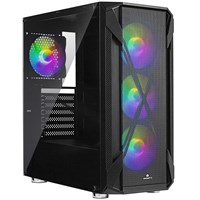 GAMEBOOSTER 650W 80 BRONZE GB-GH018BB GAMING MID-TOWER PC KASASI