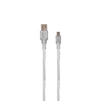 S-link SL-UK53 Usb2.0 3m Şeffaf Usb AM/Mini 5pin Kablo