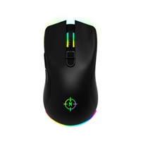 NORTH Game Over Kablosuz 10000dpi Gaming Siyah Mouse RGB