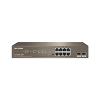 IP-COM 8port IP-G1110P-8-150W Gigabit 2-SFP 150W Full PoE Yönetilemez Rack Mount Switch