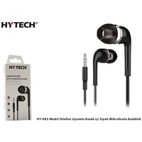 Hytech HY-XK5 Mobil Telefon Uyumlu Kulak içi Siyah Mikrofonlu Kulaklık