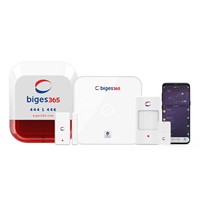 Biges Bgs365-Bk-N-W Kablosuz Harici Siren Iot Smart 4G Alarm Seti  1Yıl İzleme