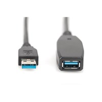 DIGITUS 20metre DA-73107 USB Uzatma Kablosu Siyah