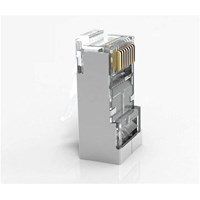 QPORT Cat6 Q-J601Y EZ-RJ45 RJ45 50li paket Metal Konnektör