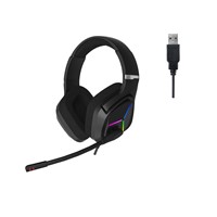 LENOVO LECOO HT406 USB  3.5mm Jak Gaming Kulaklık Siyah Kulaküstü Kulaklık RGB LED Aydınlatmalı