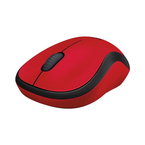 LOGITECH M220 Kablosuz Sessiz Optic Kırmızı/Siyah Mouse 910-004880