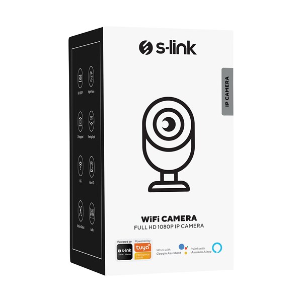 S-link SL-IND02 2.0 MP HD Lens 3.6mm IP Smart Wifi Network TF Card Güvenlik Kamerası Tuya
