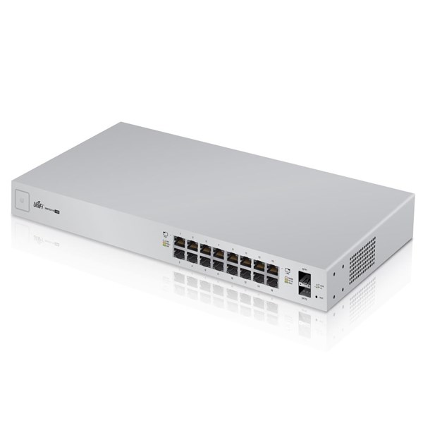 UBIQUITI 16port US-16-150W GIGABIT 2-SFP 150W FULL YÖNETİLEBİLİR POE SWITCH