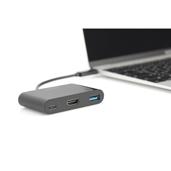 DIGITUS DA-70855 TYPEC / HDMI-USB 3.0-TYPEC GÖRÜNTÜ ADAPTÖRÜ