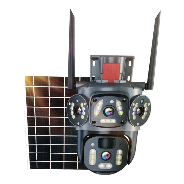 APRONX 6MP SOLAR 3.6MM APX-WSP344 4G Çift Kamera 32 Led Wifi PTZ