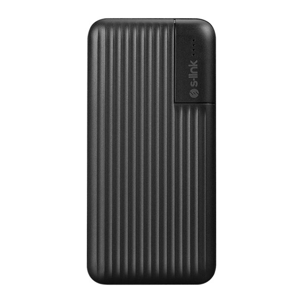 S-LINK G101 10000mAh 2xUSB1xMicro1xType-C Siyah Taşınabilir Pil Şarj Cihazı Powerbank