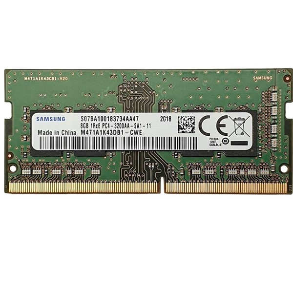 SAMSUNG 8GB DDR4 3200MHZ NOTEBOOK RAM M471A1K43EB1-CWE