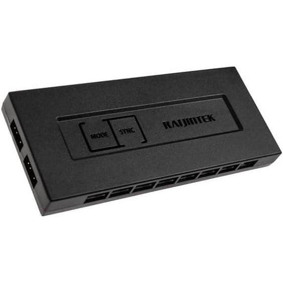 RAIJINTEK RJK 5V ARGB-PWM Fan Kontrolcü 8 Port PWM  8 Port ARGB Bağlantı Noktası 0R40B00225