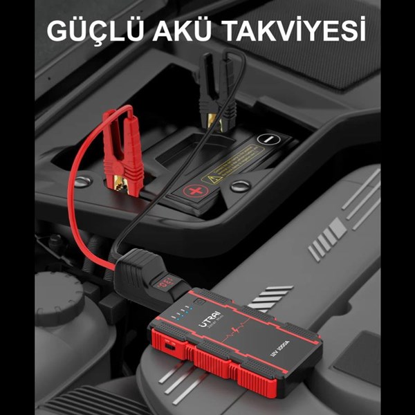 UTRAI Jstar Mini 13000mAh Jump Starter Taşınabilir Akü Takviye Kiti JS-MINI