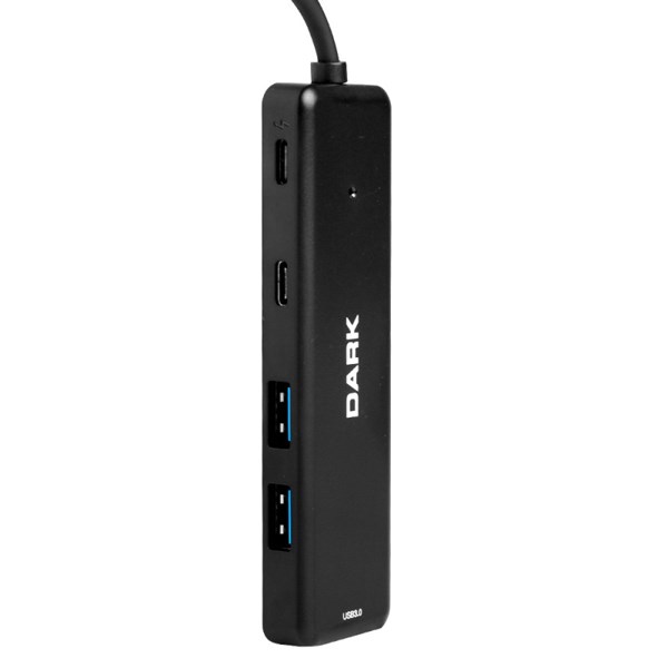 Dark Connect Master X5C DK-AC-USB347 USB3.2 Gen 1 Type-A to 3 Port USB-A  1 Port Type-C 2.0 / 1X Type-C Charge 